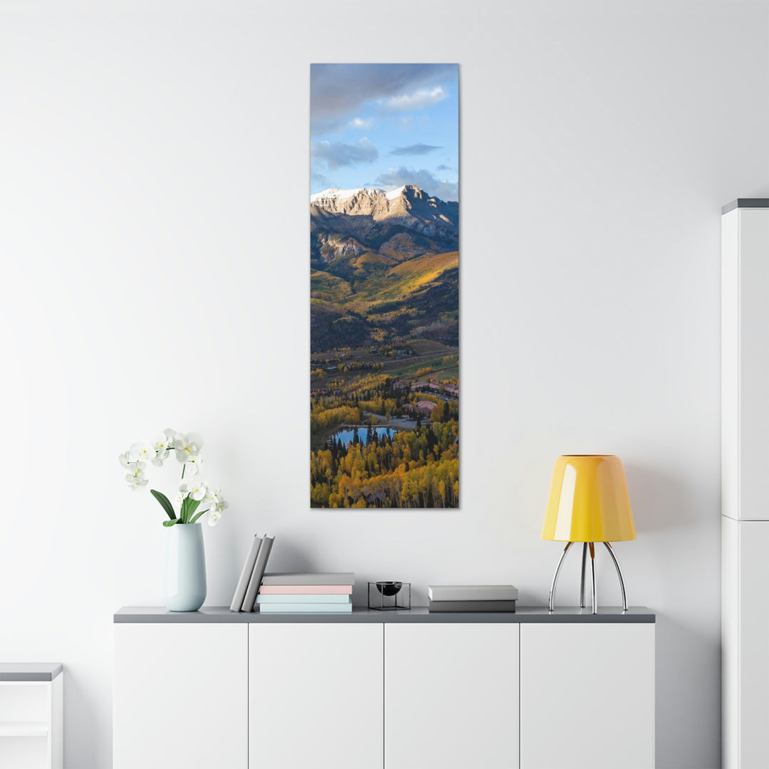 Glowing Mountainside - Canvas