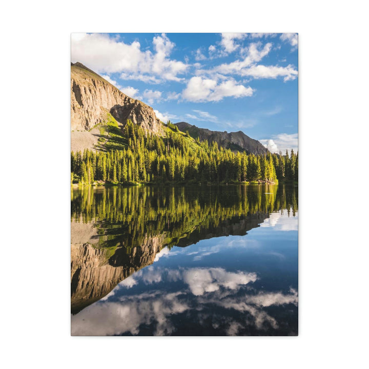 Mountain Scene Reflected - Canvas