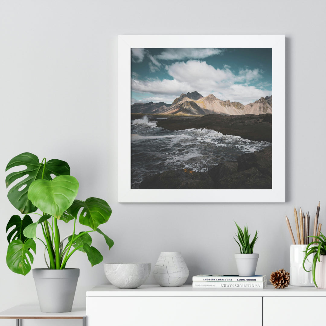 Crashing Sea - Framed Print