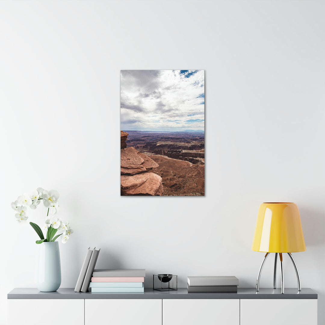 The Canyon Below - Canvas