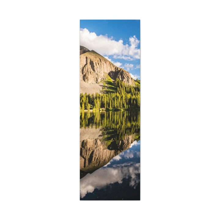 Mountain Scene Reflected - Canvas