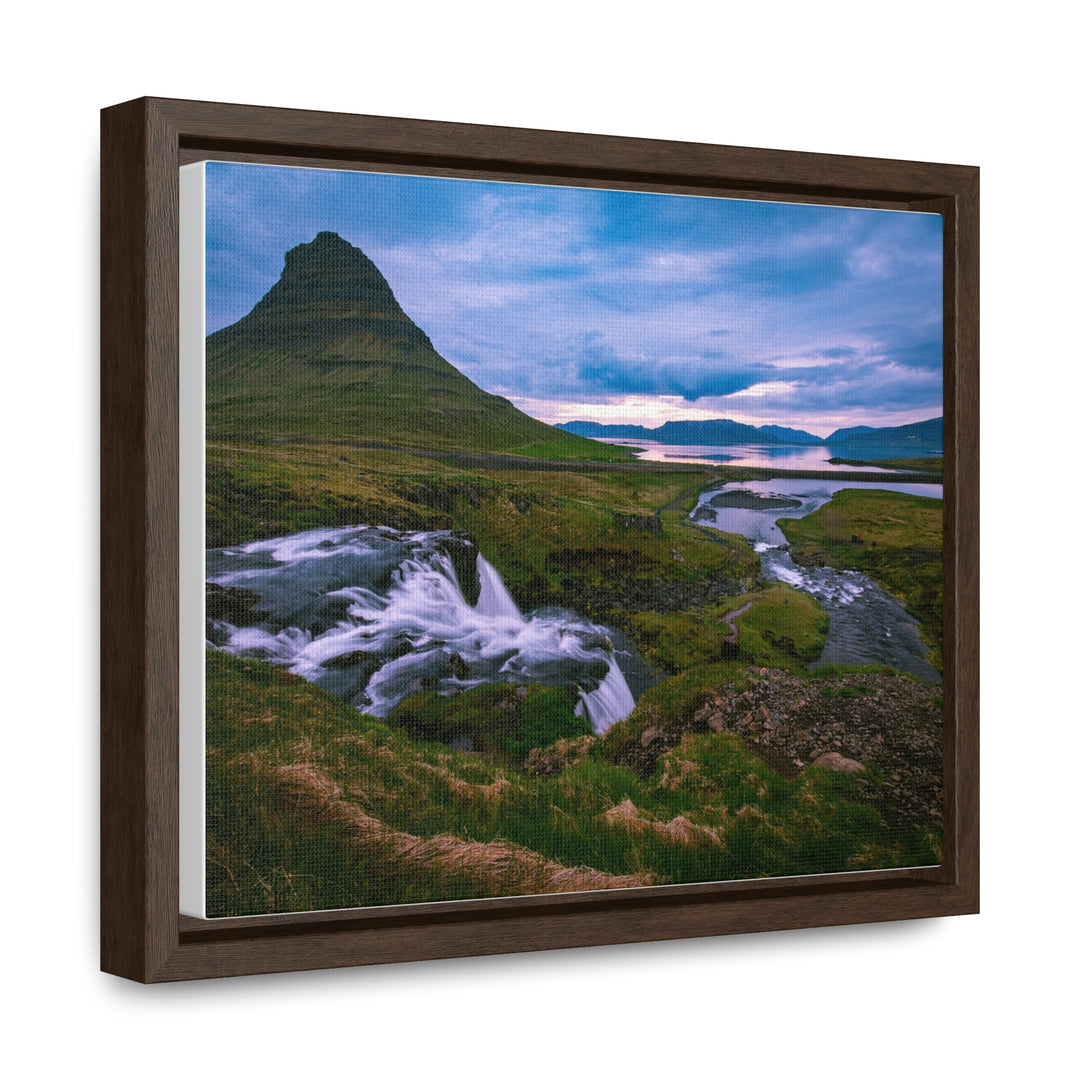 An Icelandic Sunset - Canvas with Frame