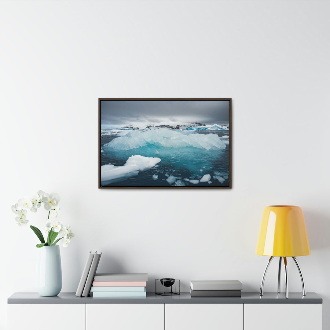 Floating Ice - Canvas with Frame