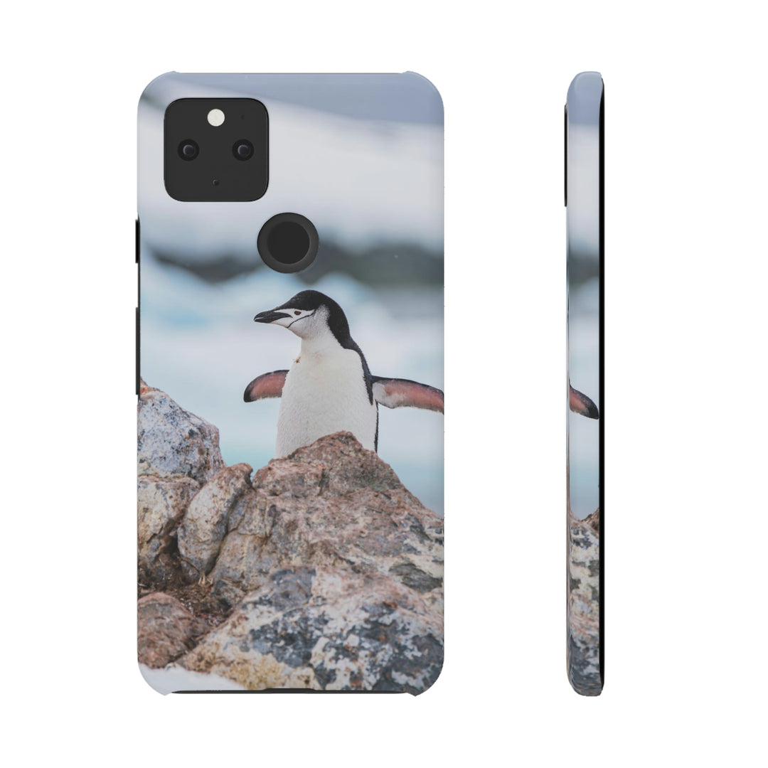 Stretched Penguin - Phone Case