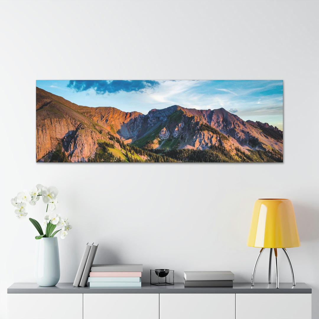 Fading Mountain Light - Canvas