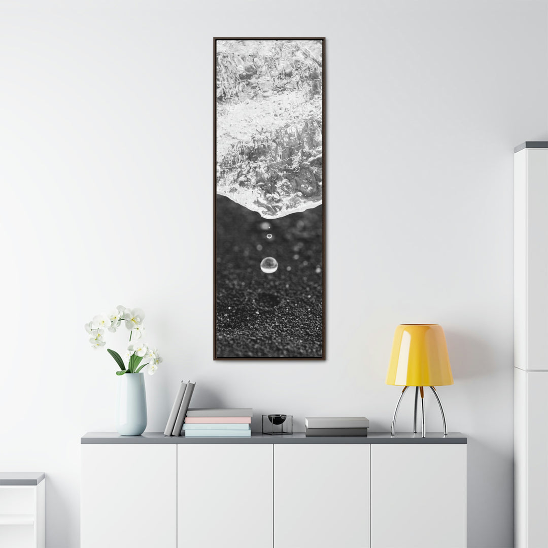 Suspended Droplet - Canvas with Frame