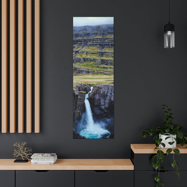 A Remote Waterfall - Canvas