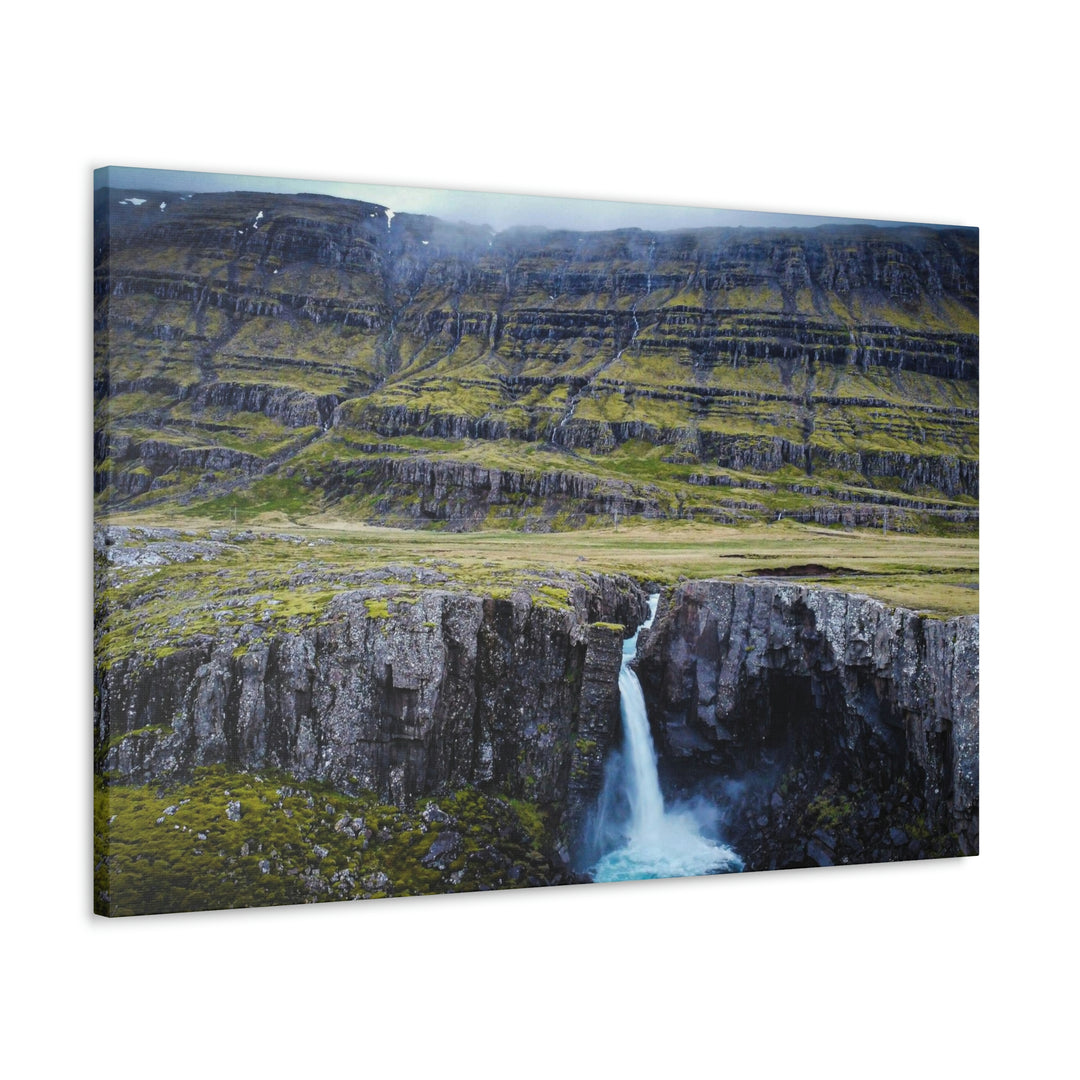 A Remote Waterfall - Canvas