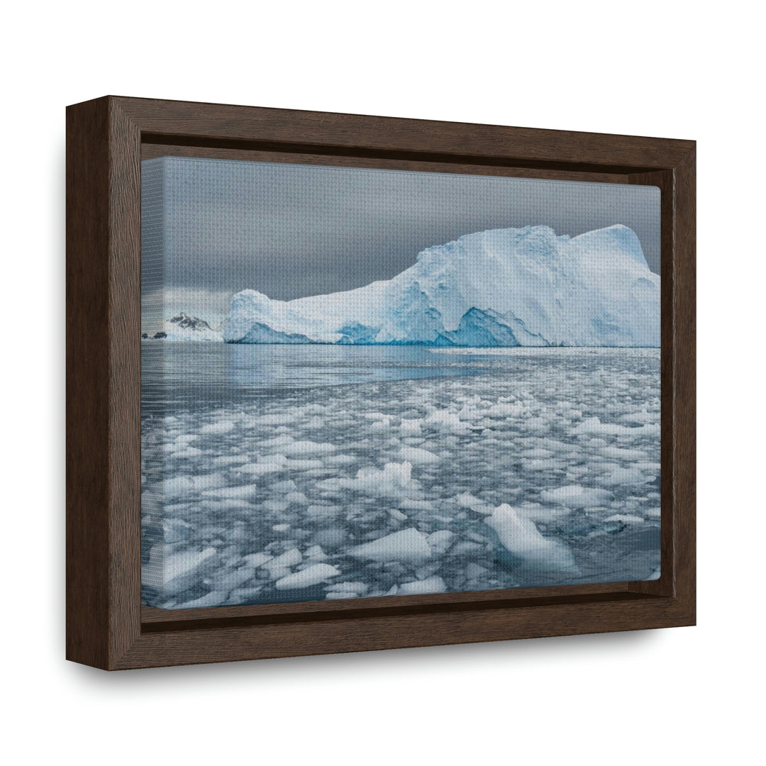 Lane of Ice - Canvas with Frame