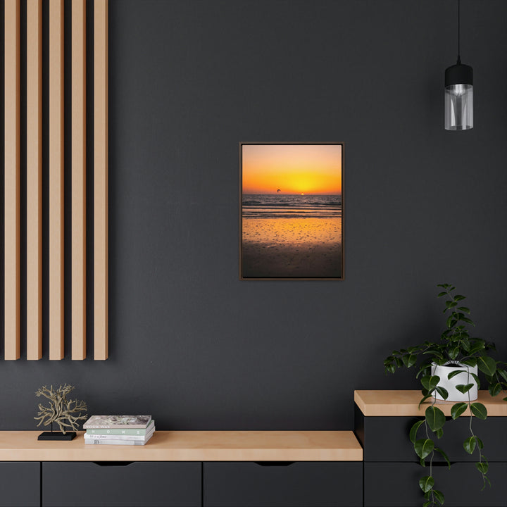 Sunrise on the Sea - Canvas with Frame