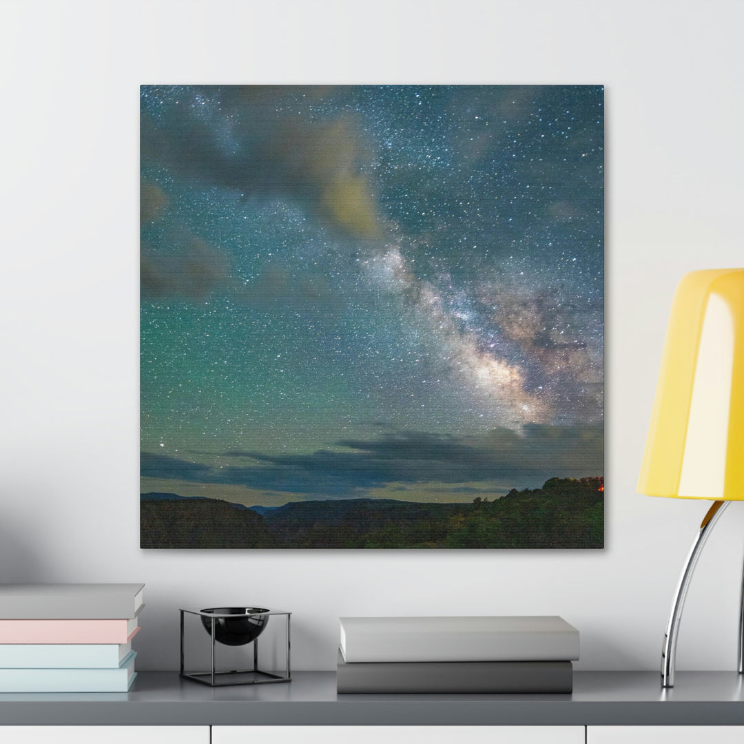 Milky Way Through the Clouds Part 1 - Canvas