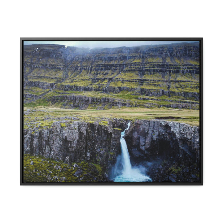 A Remote Waterfall - Canvas with Frame