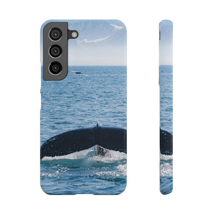 A Whale and A Mountain - Phone Case