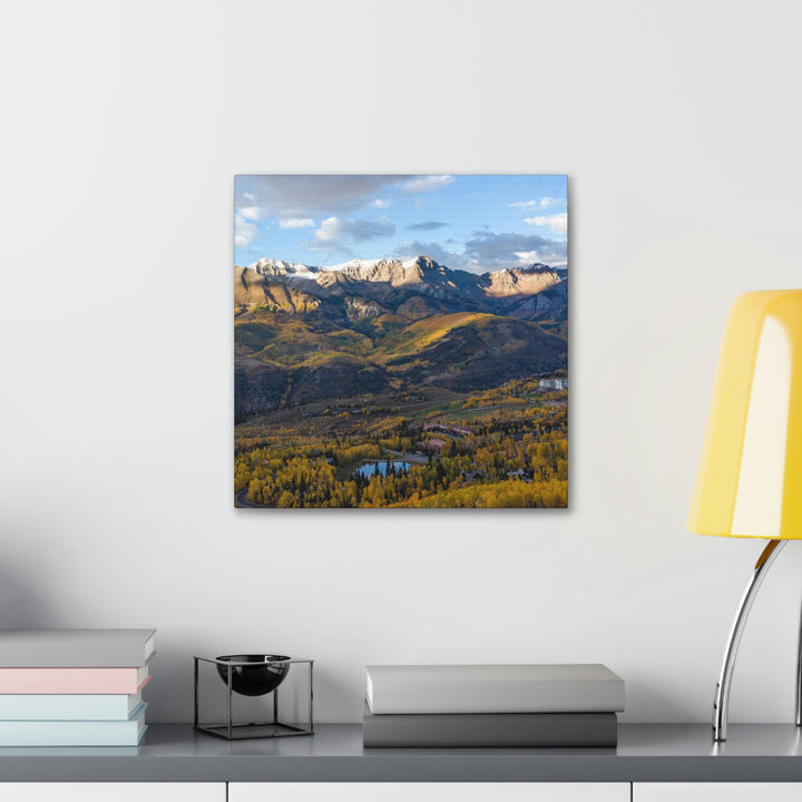 Glowing Mountainside - Canvas