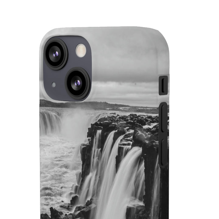 Selfoss in Black and White - Phone Case