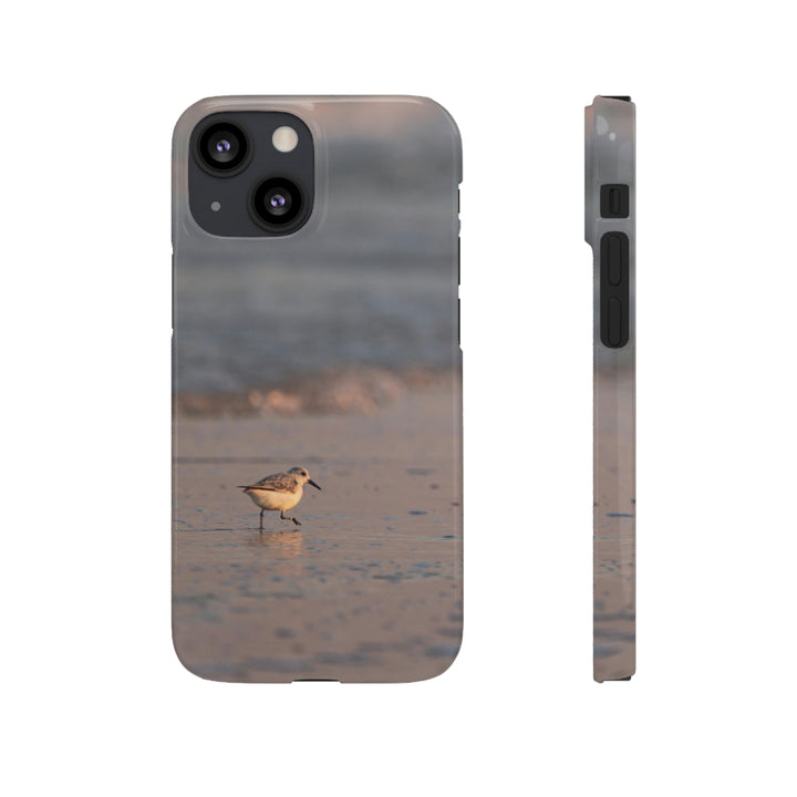 Sanderling in Soft Dusk Light - Phone Case