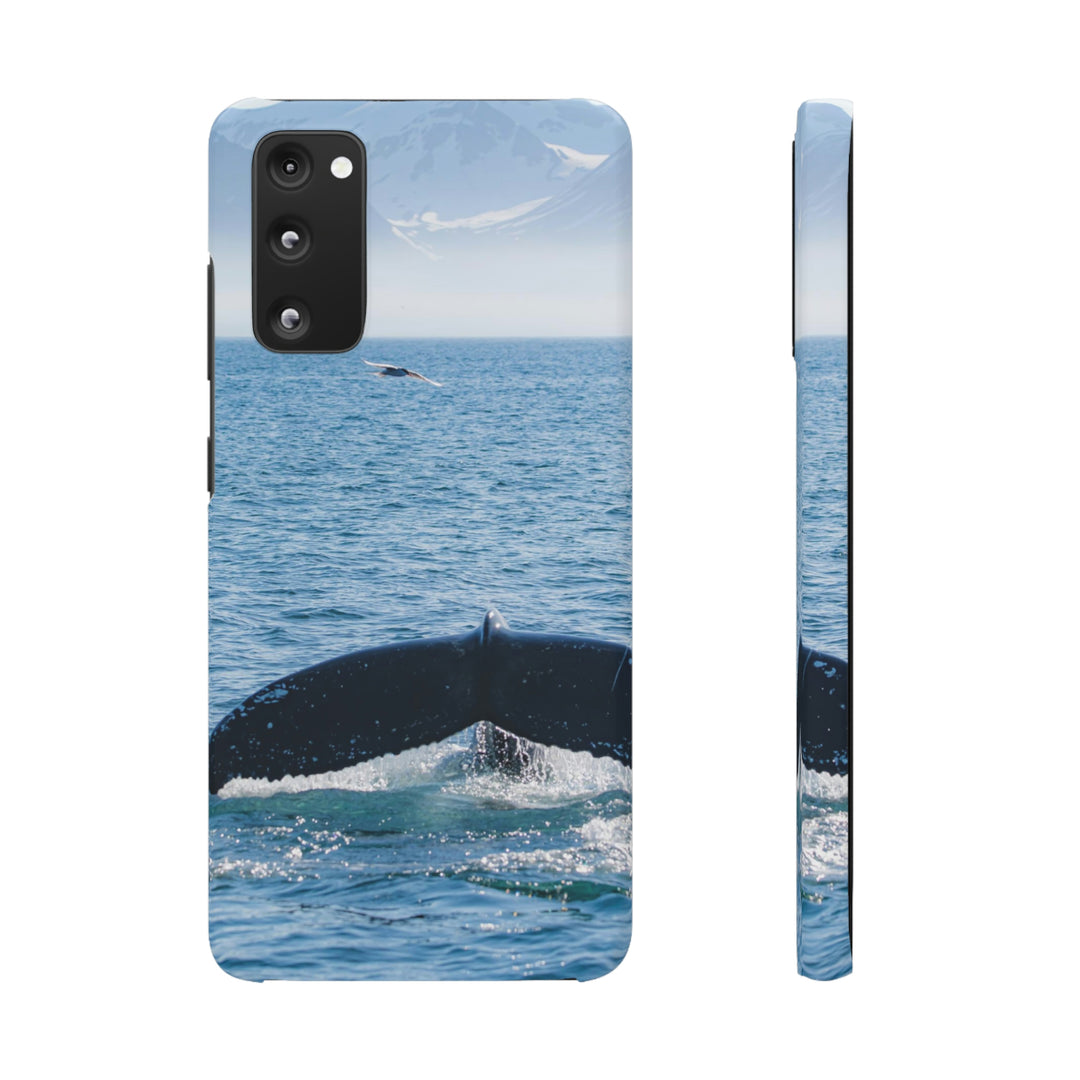 A Whale and A Mountain - Phone Case