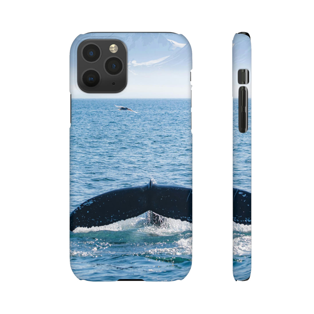 A Whale and A Mountain - Phone Case