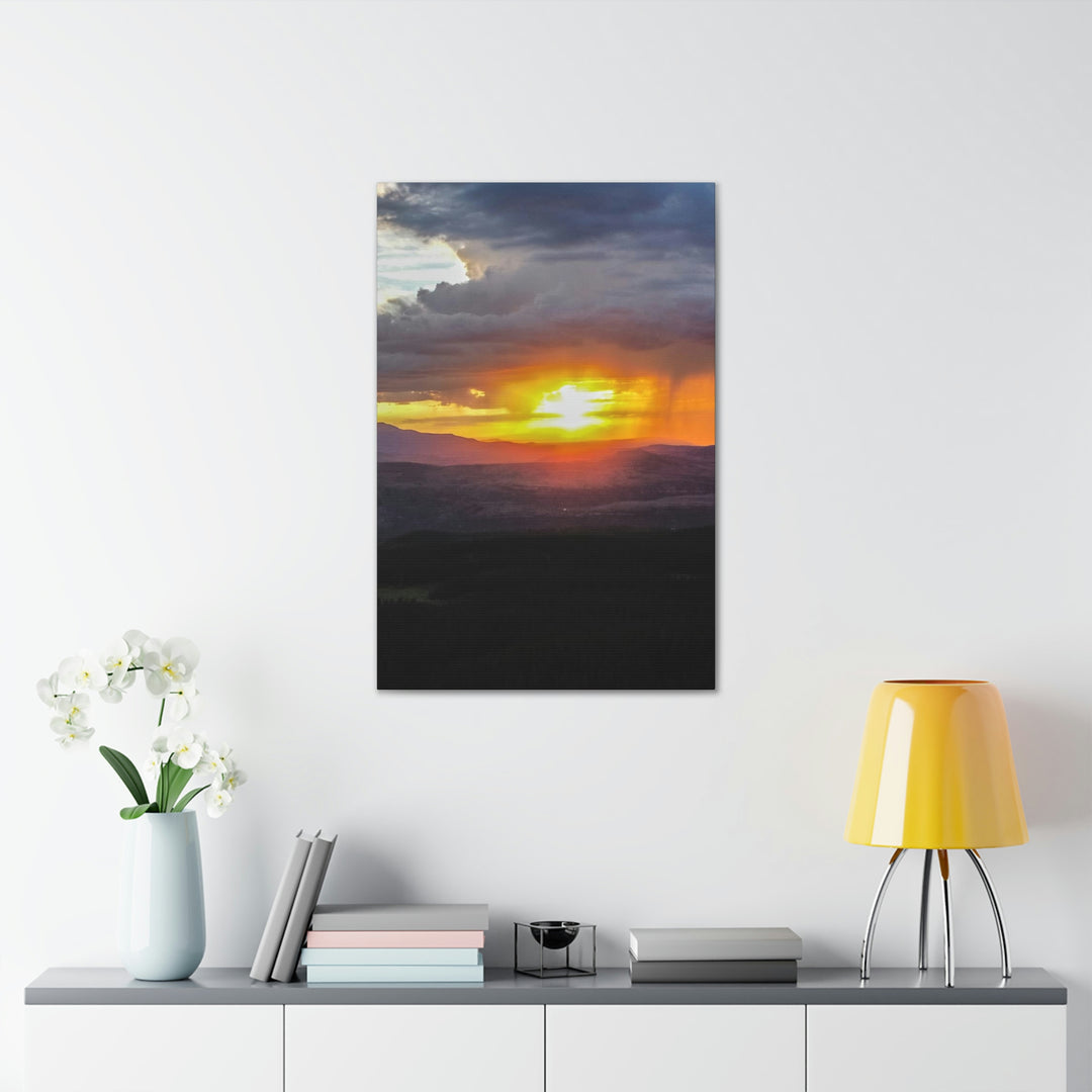 Rainy Sunset - Canvas