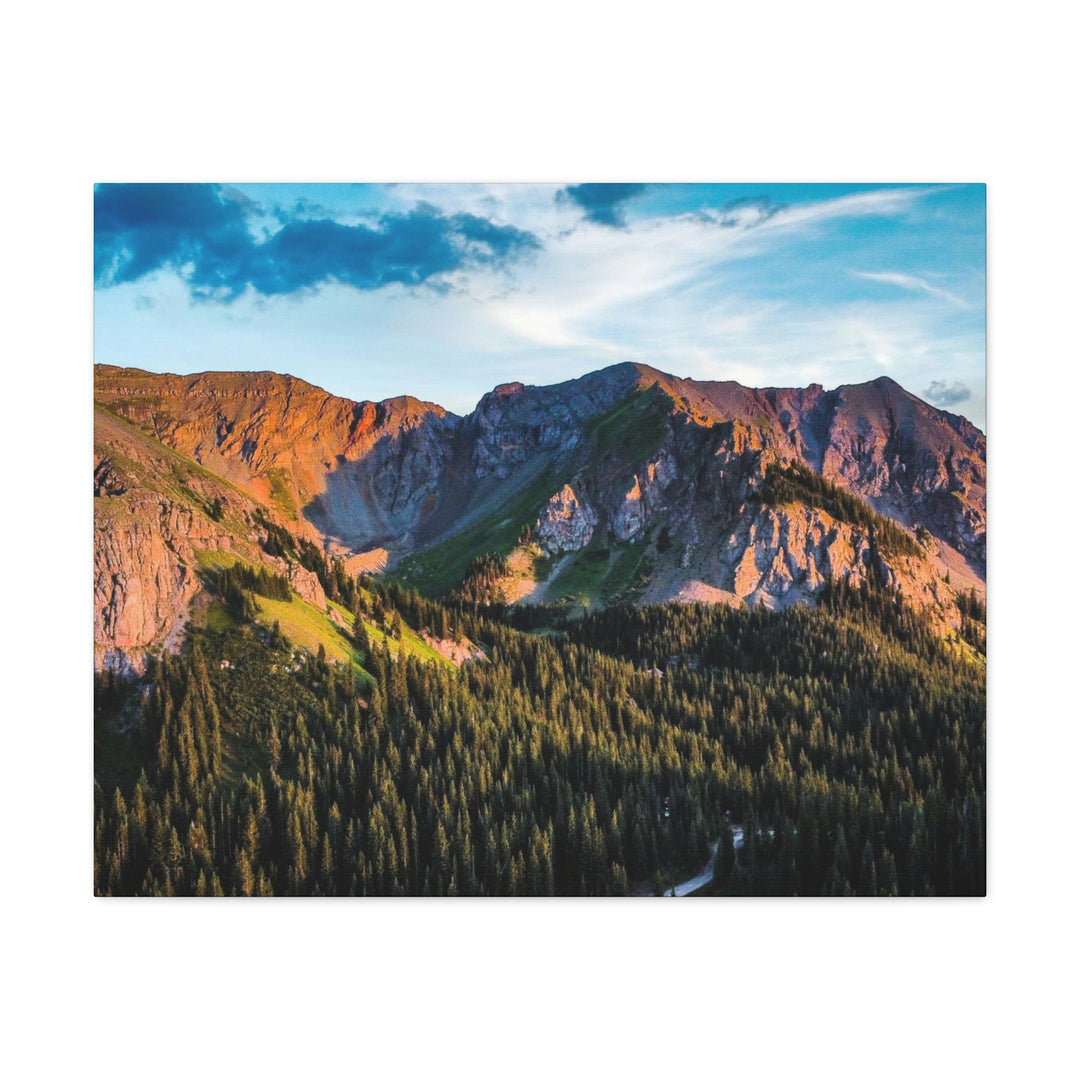 Fading Mountain Light - Canvas