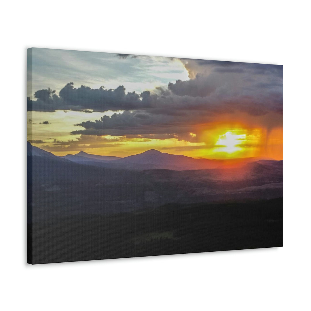 Rainy Sunset - Canvas