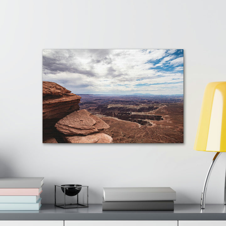 The Canyon Below - Canvas