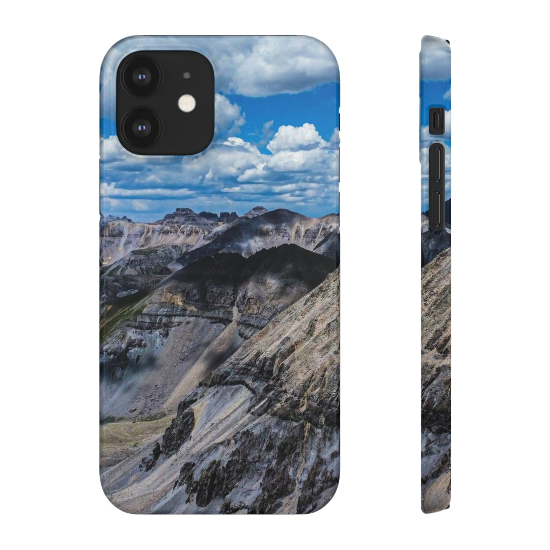 Imogene Pass From the Air - Phone Case