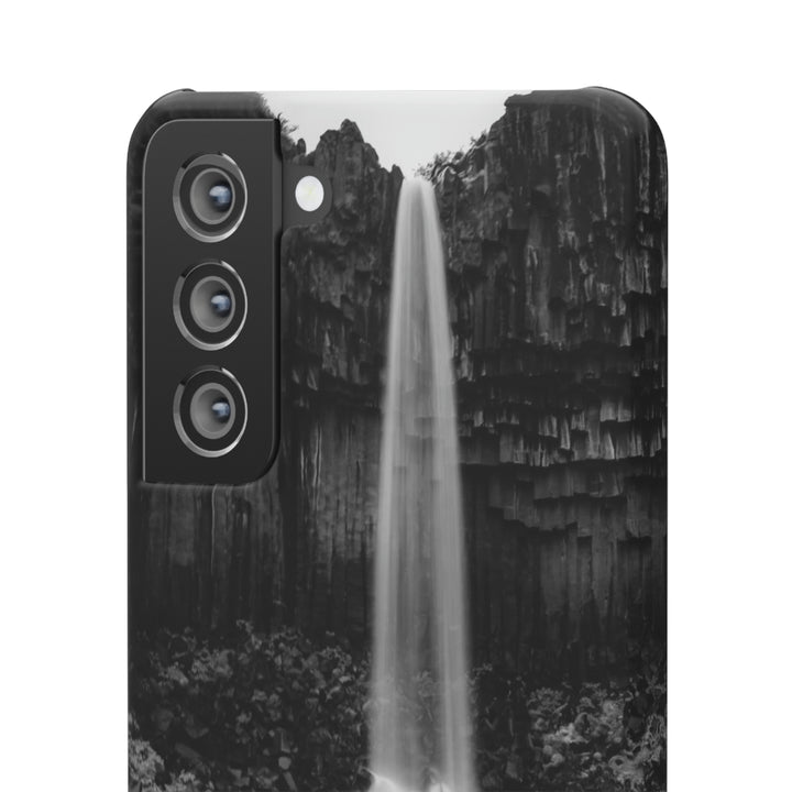 Svartifoss in Black and White - Phone Case