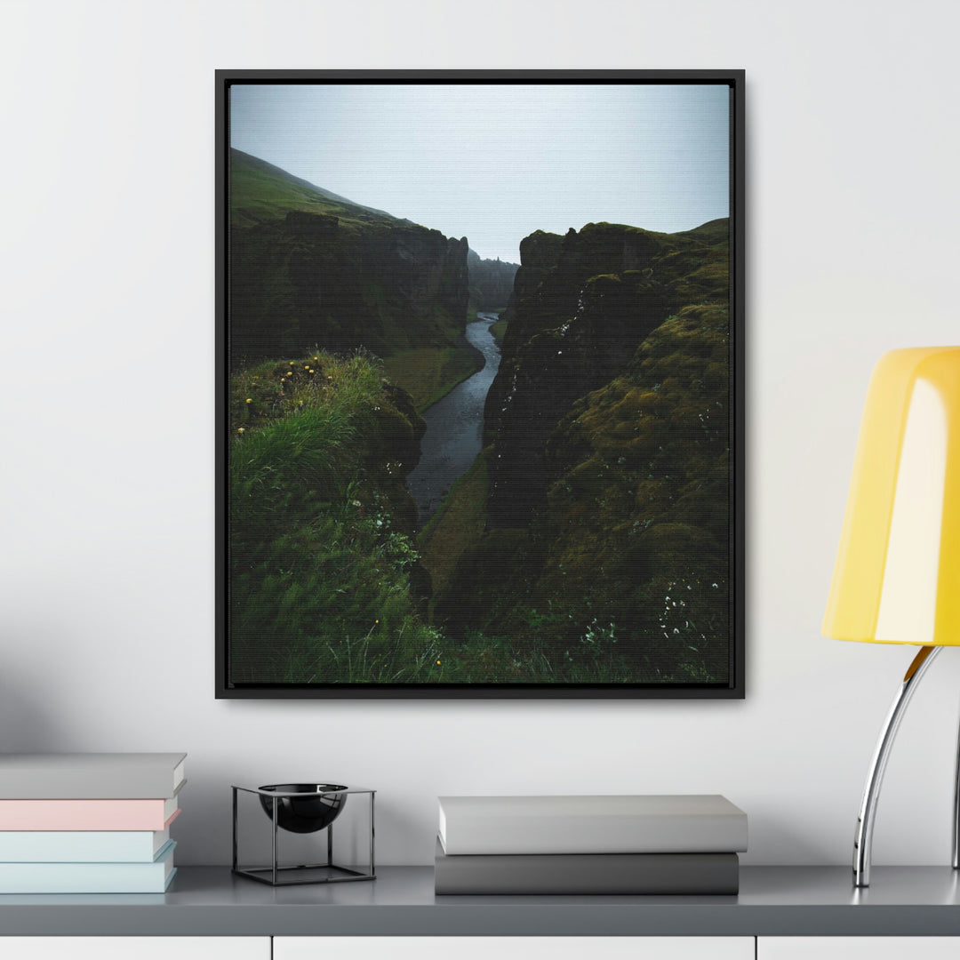 A View of the River - Canvas with Frame