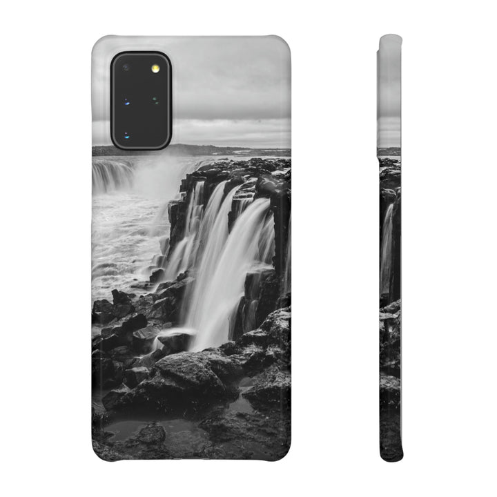 Selfoss in Black and White - Phone Case