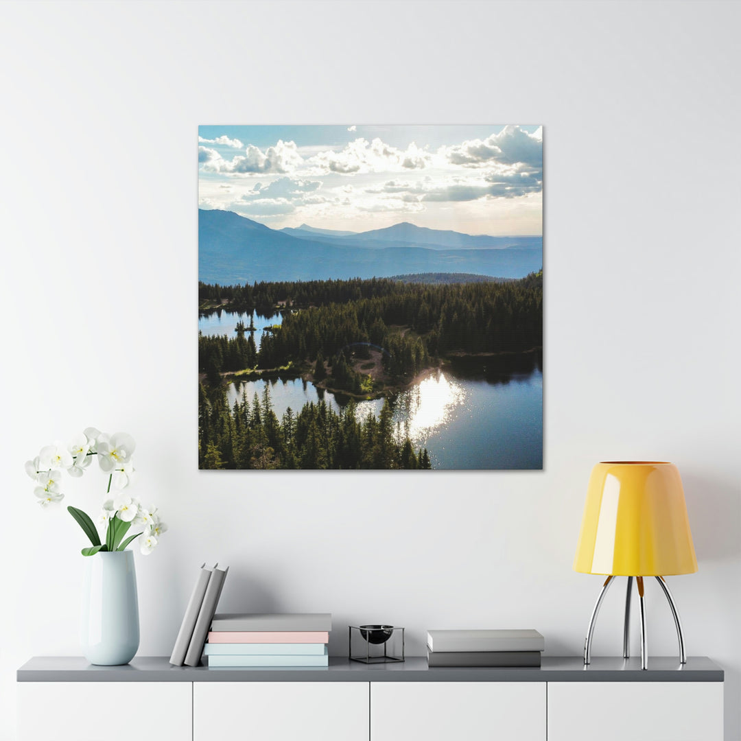 Cool Mountain Lakes - Canvas