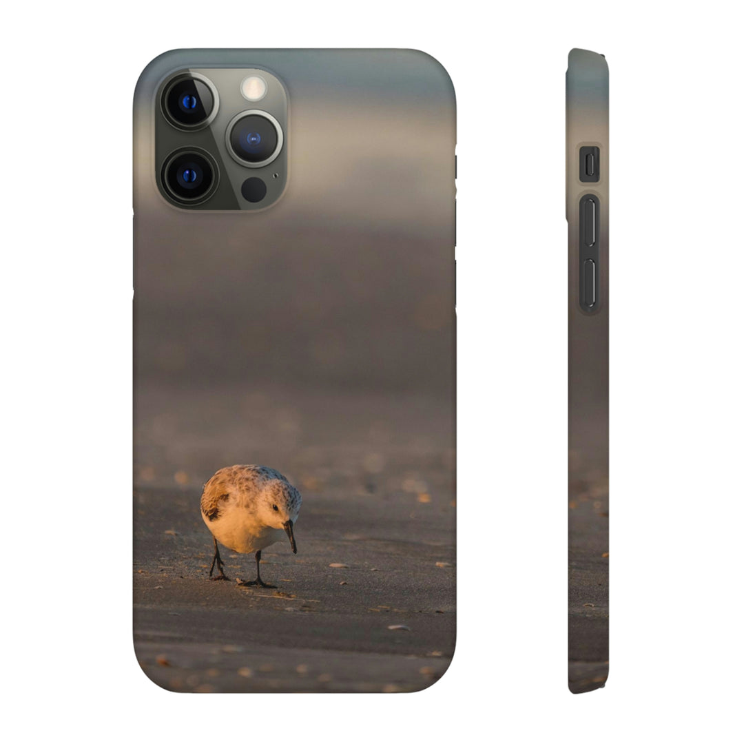 Feeding Sanderling - Phone Case