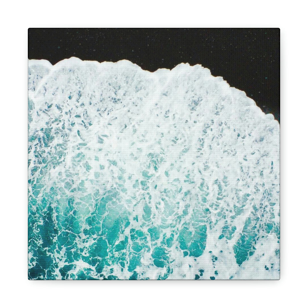 A Wave on Volcanic Sand - Canvas