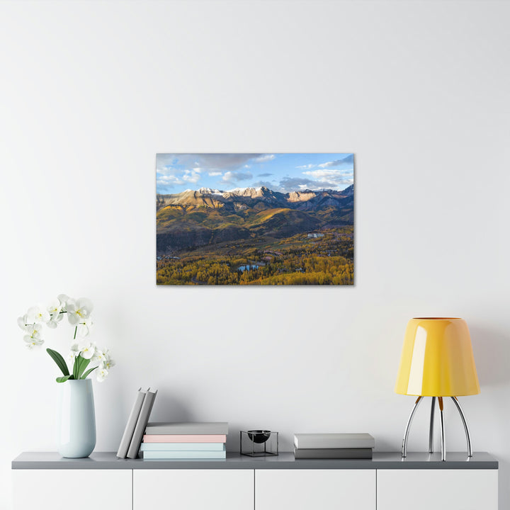 Glowing Mountainside - Canvas