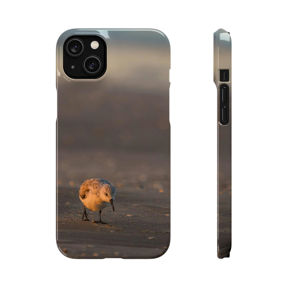 Feeding Sanderling - Phone Case