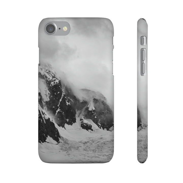 The Mist Descends in Black and White - Phone Case