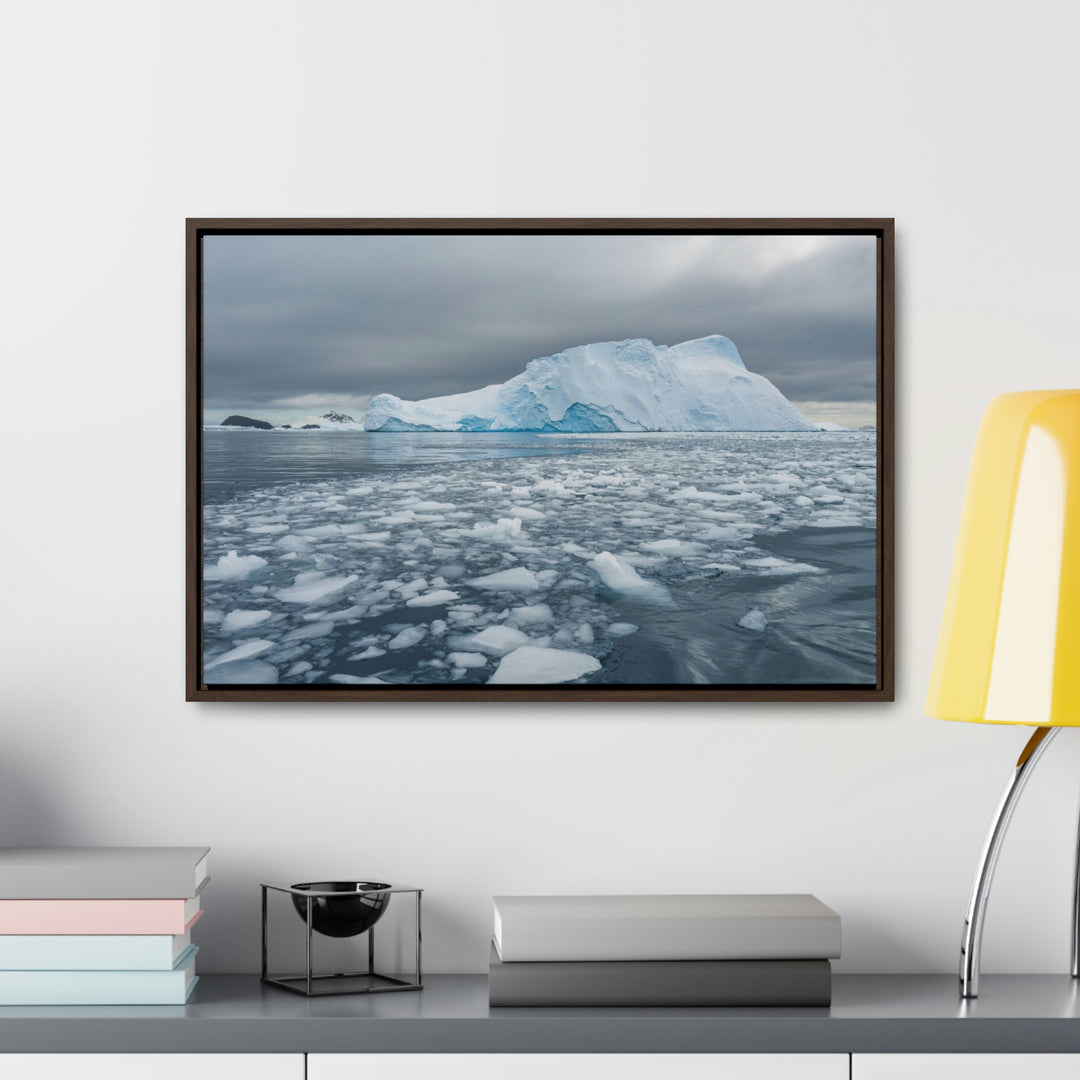 Lane of Ice - Canvas with Frame