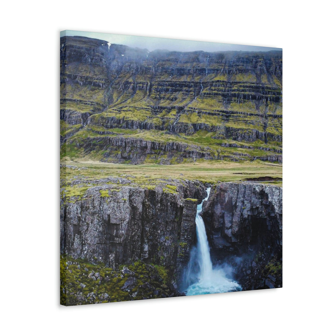 A Remote Waterfall - Canvas