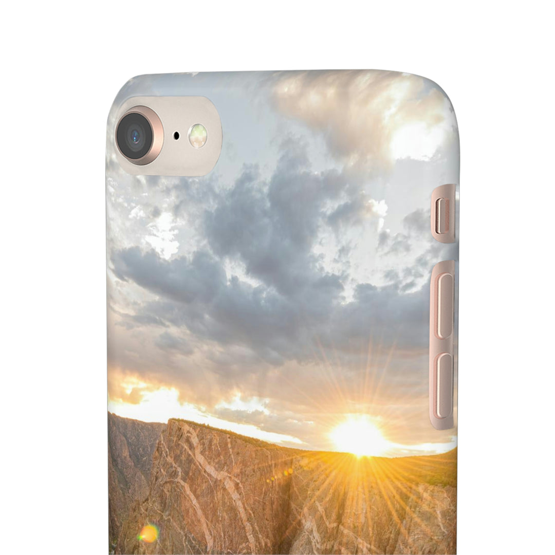 Painted Wall at Sunset Part 2 - Phone Case