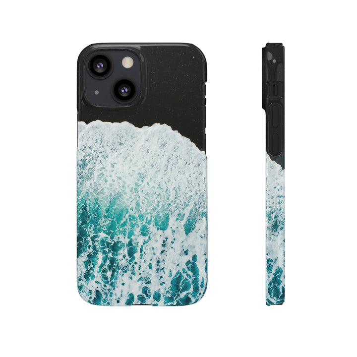 A Wave on Volcanic Sand - Phone Case