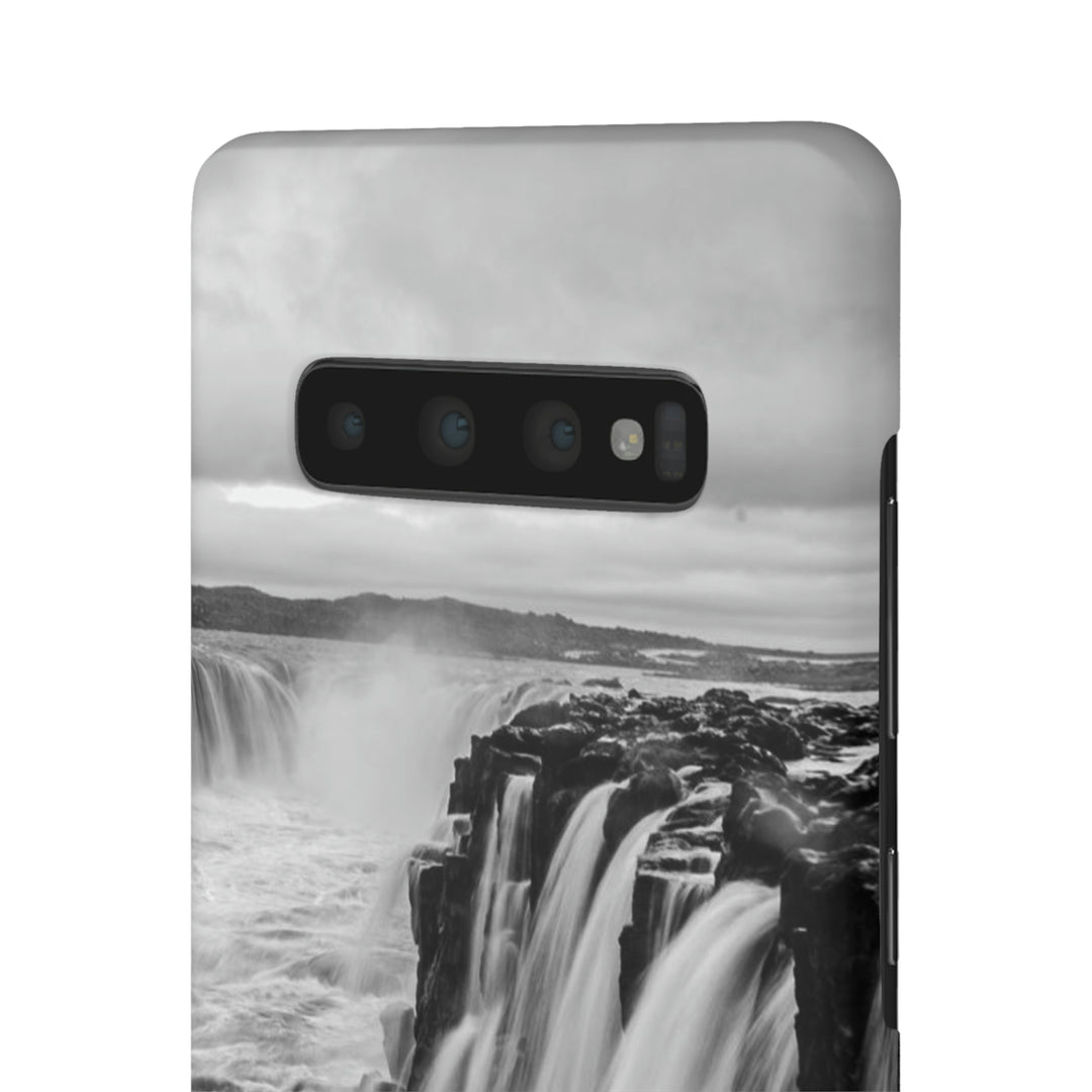 Selfoss in Black and White - Phone Case