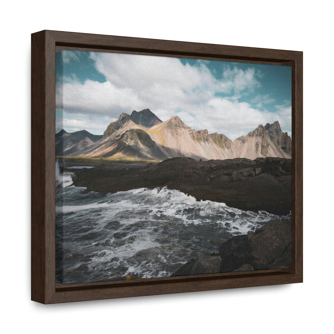 Crashing Sea - Canvas with Frame