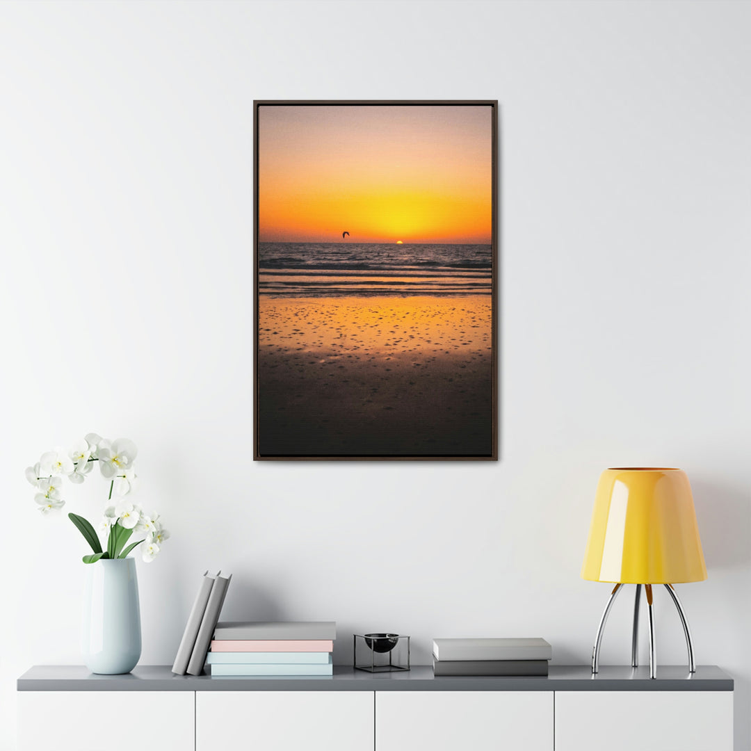 Sunrise on the Sea - Canvas with Frame