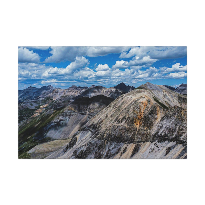 Imogene Pass From the Air - Canvas