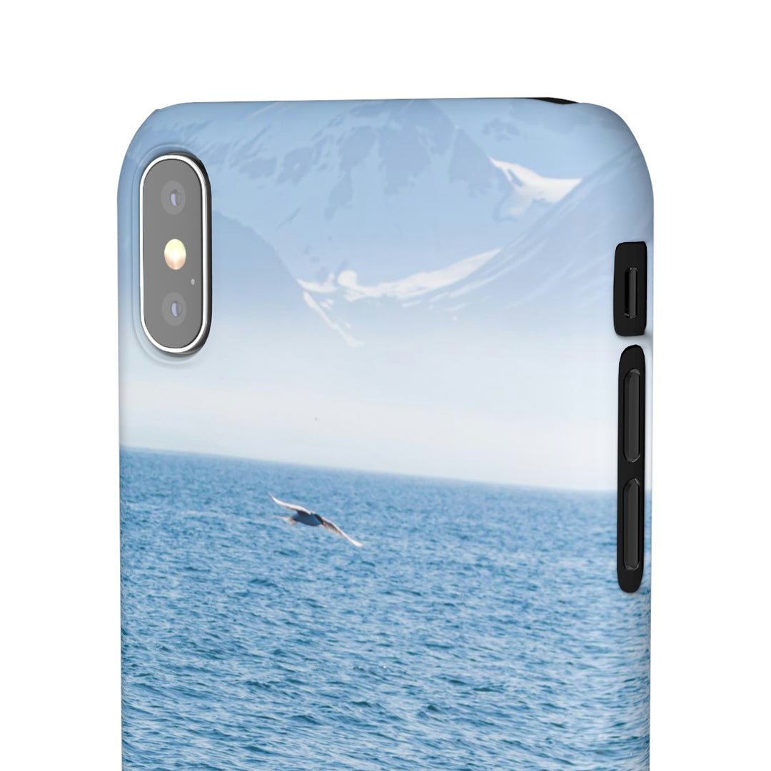 A Whale and A Mountain - Phone Case