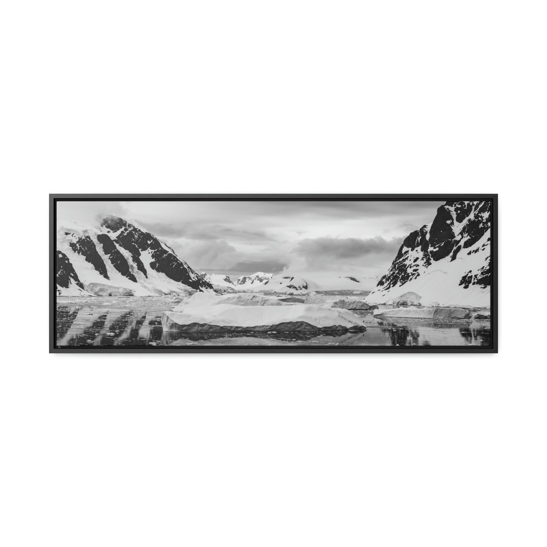 A Still Day in Black and White - Canvas with Frame