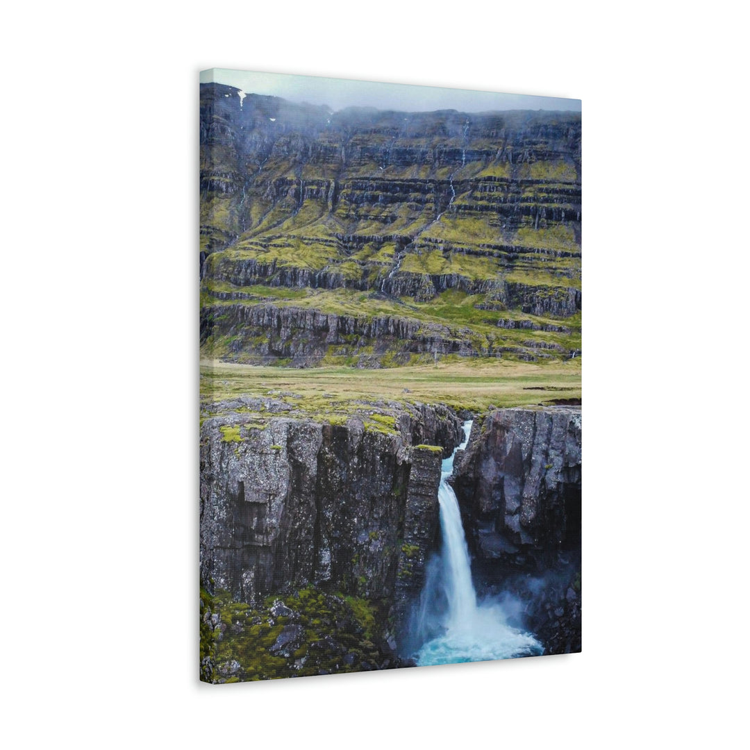 A Remote Waterfall - Canvas