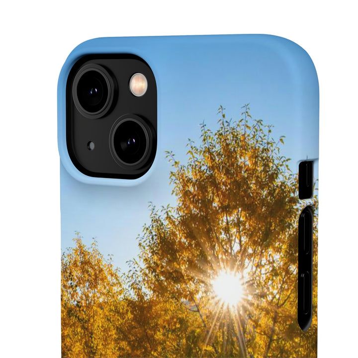 Sun Through the Aspens - Phone Case