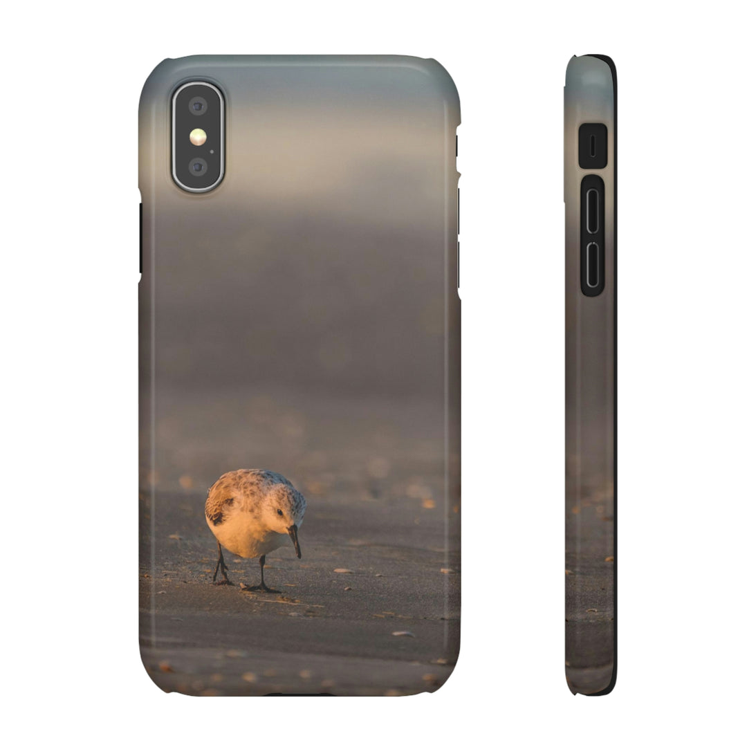 Feeding Sanderling - Phone Case