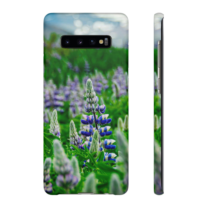 Glowing Lupin with Mountains - Phone Case